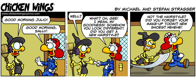 a new hairstyle?