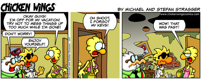 sally goes on vacation