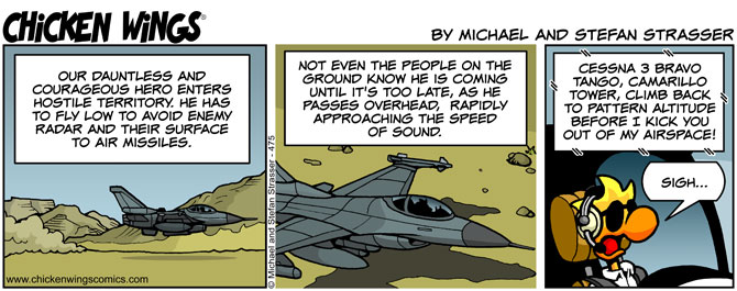 flying low